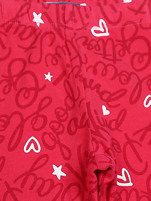 Printed Leggings -All Over Print image number 2